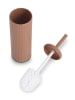 Zeller Szczotka WC w kolorze jasnobrązowym - wys. 40 x Ø 9,7 cm