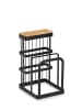 Zeller Messerblock in Schwarz - (B)12 x (H)22 x (T)14 cm