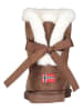 Geographical Norway Botki zimowe "Owisti" w kolorze brązowym