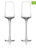 Zone Denmark 2-delige set: champagneglazen "Rocks" - 230 ml