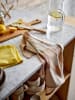 SÖDAHL 2-delige set: theedoeken "Twist" geel/beige - (L)70 x (B)50 cm