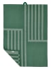 SÖDAHL 2-delige set: theedoeken "Reflection" groen - (L)70 x (B)50 cm