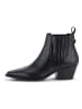 Hey Marly Leder-Stiefeletten in Schwarz