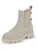 Hey Marly Leder-Chelsea-Boots in Creme