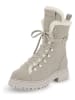 Hey Marly Leder-Boots in Grau
