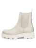 Hey Marly Leder-Boots in Creme