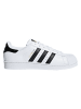 adidas Leder-Sneakers "Superstar" in Weiß/ Schwarz