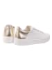 Högl Leder-Sneakers in Weiß/ Gold