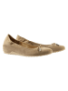 Högl Leren sleehakballerina's taupe