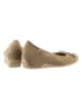 Högl Leren sleehakballerina's taupe