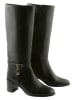 Högl Leder-Stiefel in Schwarz