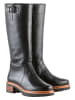 Högl Leder-Stiefel in Schwarz