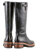 Högl Leder-Stiefel in Schwarz