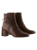 Högl Leder-Stiefeletten in Braun/ Braun