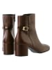 Högl Leder-Stiefeletten in Braun/ Braun