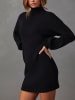 LA Angels Strickkleid in Schwarz