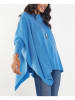 Milan Kiss Poncho lichtblauw