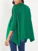 Milan Kiss Poncho in Grün