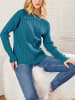 Milan Kiss Pullover in Türkis