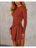 Milan Kiss Sukienka w kolorze czerwonobrązowym