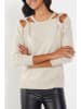 Milan Kiss Pullover in Beige