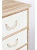 Bizzotto Kommode "Yvette" in Beige/ Weiß - (B)40 x (H)58 x (T)29 cm