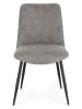 Bizzotto Krzesło "Cora" w kolorze szaro-czarnym - 48 x 84 x 62 cm