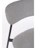 Bizzotto Krzesło "Inka" w kolorze czarno-szarym do jadalni - 45 x 78 x 49 cm