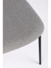 Bizzotto Eetkamerstoel "Inka" zwart/grijs - (B)45 x (H)78 x (D)49 cm