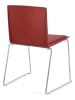 Bizzotto Stuhl "Giulia" in Rot/ Silber - (B)43,5 x (H)79 x (T)50 cm