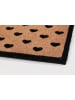Bizzotto Kokos-Fußmatte "Valerie" in Hellbraun/ Schwarz - (L)60 x (B)40 cm