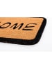 Bizzotto Kokos-deurmat "Welcome" lichtbruin/zwart - (L)60 x (B)40 cm