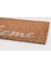 Bizzotto Wycieraczka "Valerie" w kolorze jasnobrązowo-czarnym z włókna kokosowego - 75 x 25 cm