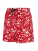 LEE Underwear Badeshorts "Midas" in Rot/ Weiß
