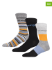 Wrangler 3er-Set: Socken "Denholm" in Schwarz/ Grau