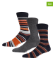 LEE Underwear 3er-Set: Socken "Borland" in Grau/ Schwarz