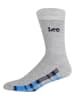 LEE Underwear Skarpety (3 pary) "Crosbie" w kolorze niebieskim, szarym i czarnym