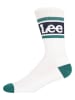 LEE Underwear 3er-Set: Sportsocken "Rowe" in Creme/ Grün/ Grau