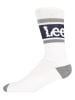 LEE Underwear 3er-Set: Sportsocken "Rowe" in Creme/ Grün/ Grau