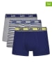 LEE Underwear 3er-Set: Boxershorts "Stone" in Dunkelblau/ Grau