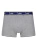 LEE Underwear 3er-Set: Boxershorts "Stone" in Dunkelblau/ Grau