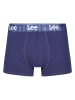 LEE Underwear 3er-Set: Boxershorts "Redpath" in Dunkelblau/ Grau