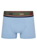 LEE Underwear Bokserki (3 pary) "Forster" w kolorze białym, niebieskim i błękitnym