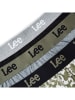 LEE Underwear Bokserki (3 pary) "Reo" w kolorze oliwkowo-czarno-szarym