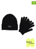Jack & Jones 2-delige set: beanie en handschoenen zwart