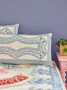 Rice Kissen in Blau - (L)40 x (B)80 cm