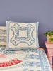 Rice Kissen in Blau - (L)50 x (B)50 cm