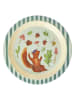 Rice Kinderontbijtbord "Happy Forest" meerkleurig - Ø 22 cm