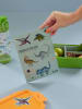 Rice 2er-Set: Lunchbox-Sticker "Dino" in Bunt