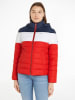 Tommy Hilfiger Doorgestikte jas rood/donkerblauw/wit